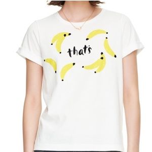 KATE SPADE T-shirt: “that’s bananas”